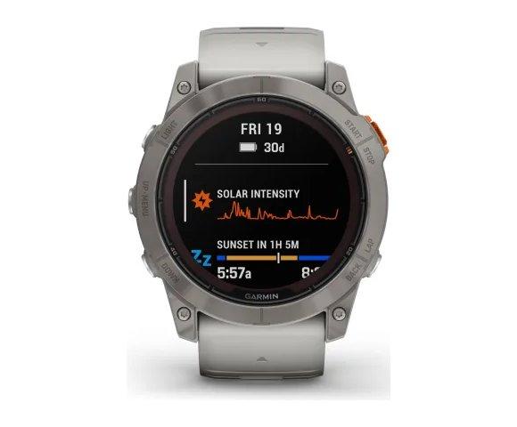 Garmin fenix 7X Pro Sapphire Solar Edition 51mm - Titanium Fog Gray - slika 6