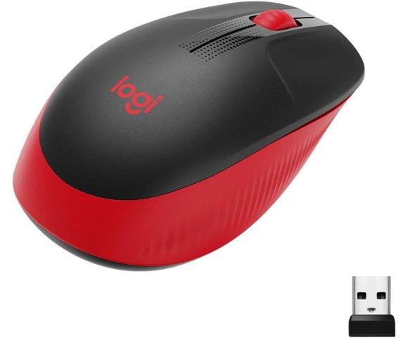 Logitech M190 (Crni/Crveni) - slika 3