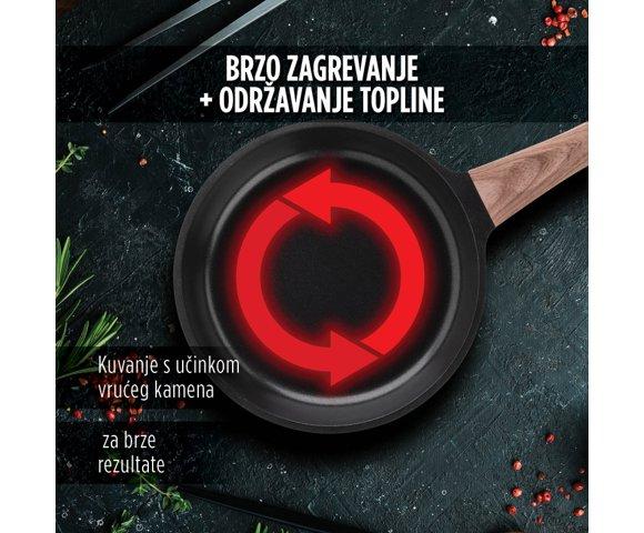 RosMarino Black Line II 24cm tiganj - slika 6
