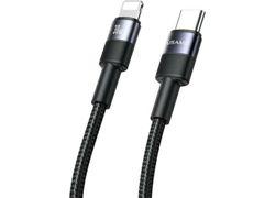 Usams USB-C 1.2m Black kabl