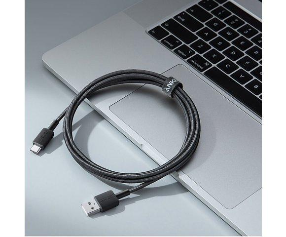 Anker 322 USB-A / USB-C 1.8m pleteni crni kabl - slika 4