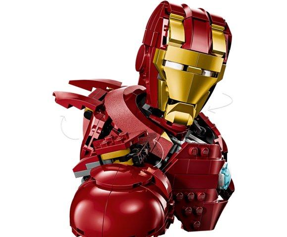 LEGO Iron Man MK4 Bust set kockica - slika 3
