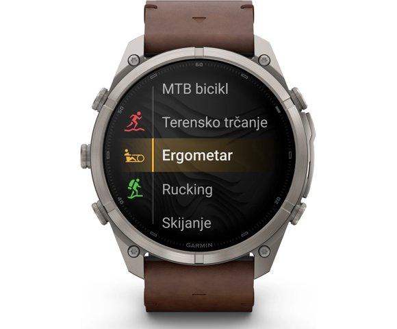 GARMIN Fenix 9 Pro inReach 51mm Titanium Grey smartwatch - slika 4