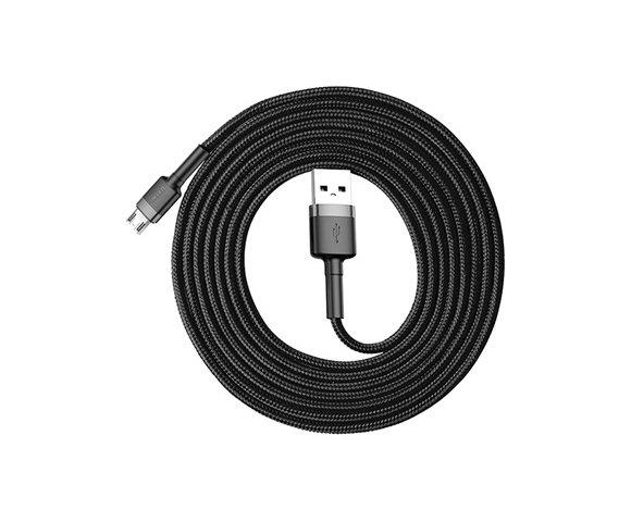 Baseus USB For Micro 1.5A 2M (Gray/Black) - slika 3