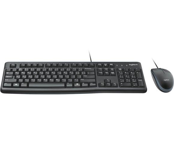 Logitech MK120 Corded Black tastatura i miš  - slika 4