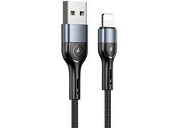 USAMS U55 USB-A / Lightning 1m pleteni kabl