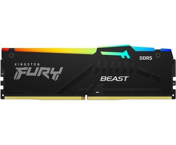 KINGSTON FURY Beast Black RGB 16GB DDR5-6800 RAM - slika 2