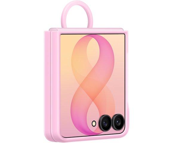 Samsung Galaxy Z Flip8 Silikonska Ring magnetna futrola (Pink) - slika 2