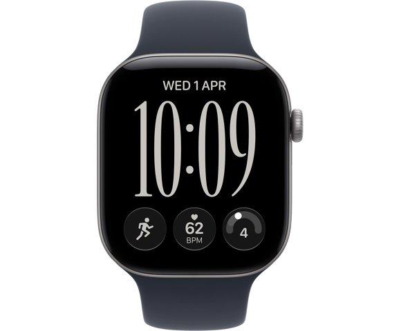 Apple Watch S12 GPS 46mm Space Grey (Navy Blue Sport Band) S / M - slika 2