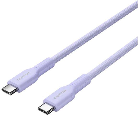 Canyon OnWire 60CL Purple USB-C 60W 1m pleteni kabl - slika 2