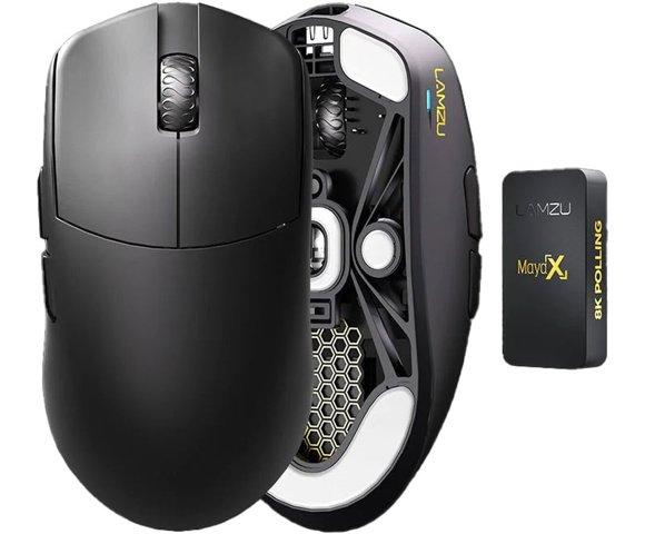 Lamzu Maya X Charcoal Black gaming miš - slika 2