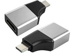 MS Industrial USB-C (M) / DISPLAY PORT (F) adapter