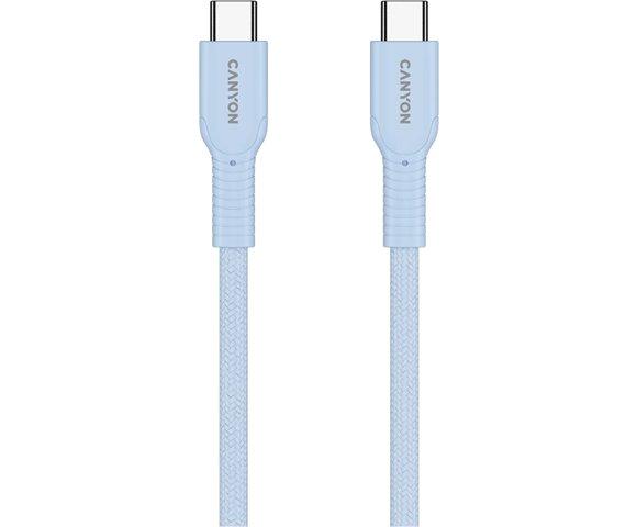 Canyon OnWire 60CL Blue USB-C 60W 1m pleteni kabl - slika 3