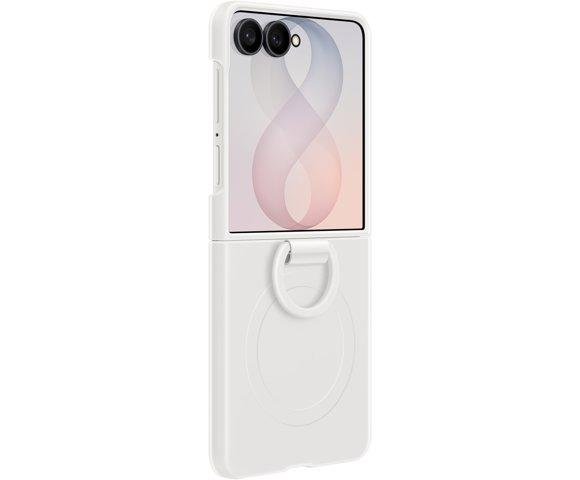 Samsung Galaxy Z Flip8 Silikonska Ring magnetna futrola (Cream) - slika 5