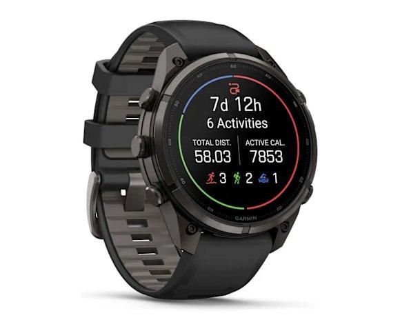 GARMIN Fenix 9 Pro 47mm DLC Titanium Carbon Grey smartwatch - slika 3