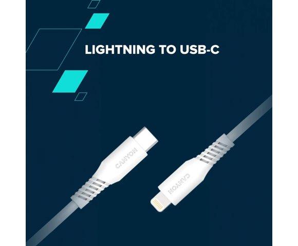 Canyon USB-C / Lightning 2m 27W kabl - slika 3