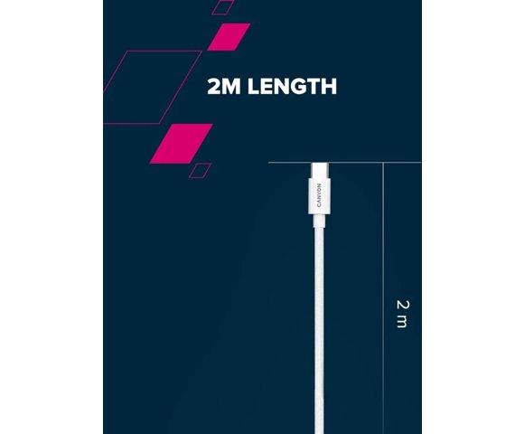 Canyon USB-C 2m 60W pleteni kabl - slika 5