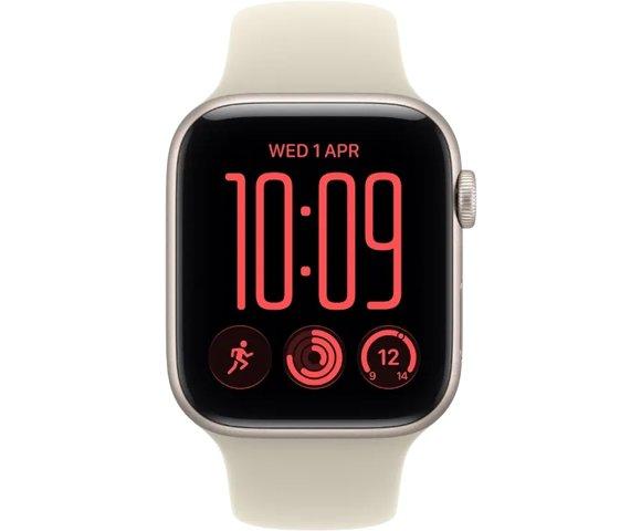 Apple Watch SE 3 GPS 44mm Starlight (Sand Sport Band) M/L - slika 2
