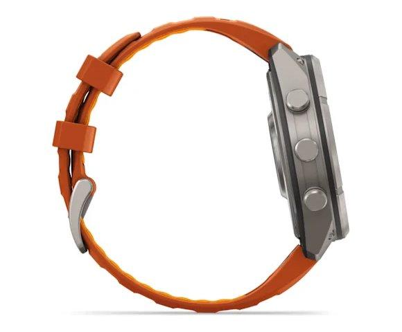 GARMIN Fenix 9 Pro inReach 47mm Titanium Orange smartwatch - slika 5