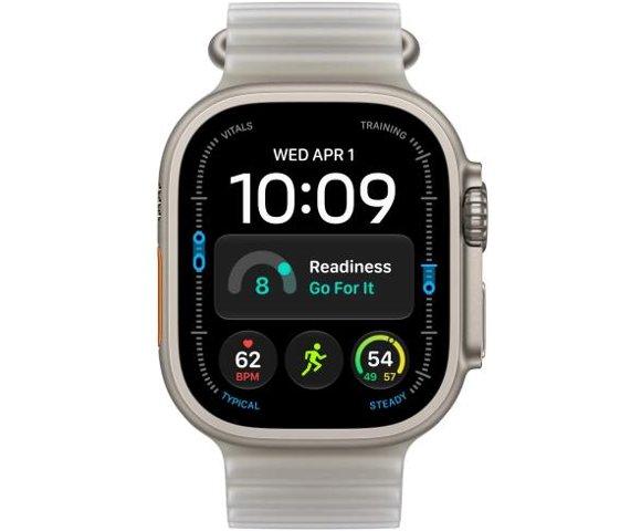 Apple Watch Ultra 4 GPS + Cellular Natural Titanium (Translucent Gray Ocean Band) - slika 2