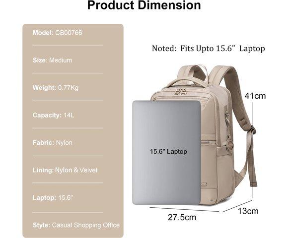 Chantria CB00766 Khaki laptop ranac - slika 3