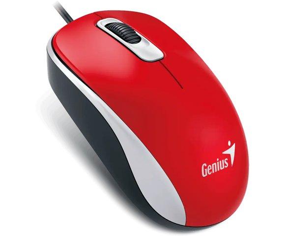 Genius DX-110 USB-A Red miš - slika 2