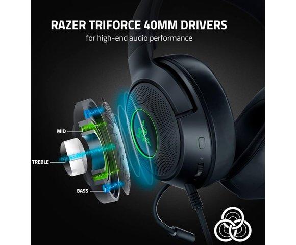Razer Kraken V3 X Black gaming slušalice - slika 3