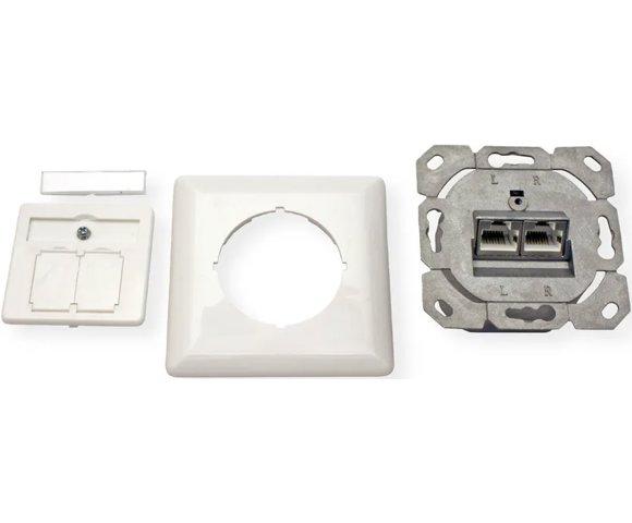 Secomp VALUE Cat.6A (Class EA) ugradna RJ45 utičnica - slika 4