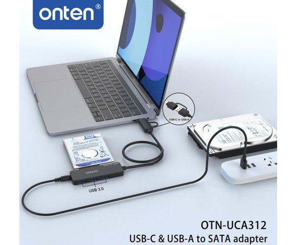 Onten UCA312 USB-C / SATA adapter - slika 4