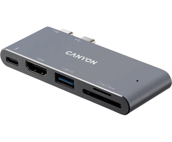 Canyon DS-5 5-u-1 Thunderbolt 3 docking station - slika 2