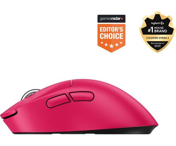Logitech Pro X Superlight 2 Dex Magenta miš - slika 2