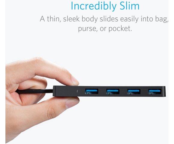 Anker 4-Port Ultra Slim USB 3.0 Hub  - slika 3