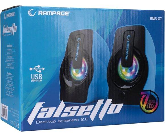 Rampage RMS-G7 FALSETTO Blue zvučnici - slika 5