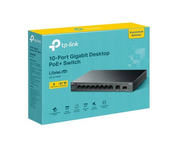 TP-LINK LS1210GP 10-Port Switch - slika 4