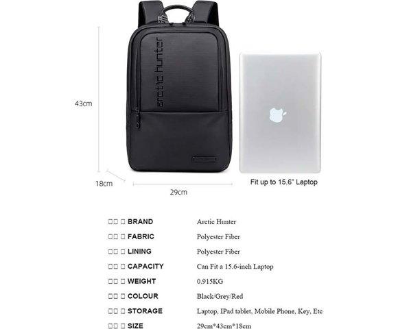 Arctic Hunter B00529 Black ranac - slika 8