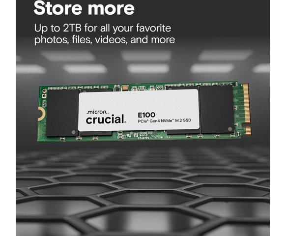 Crucial E100 2TB M.2 SSD - slika 3