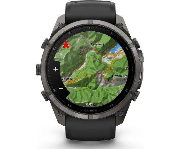 GARMIN Fenix 9 Pro inReach 51mm Titanium Grey smartwatch - slika 10