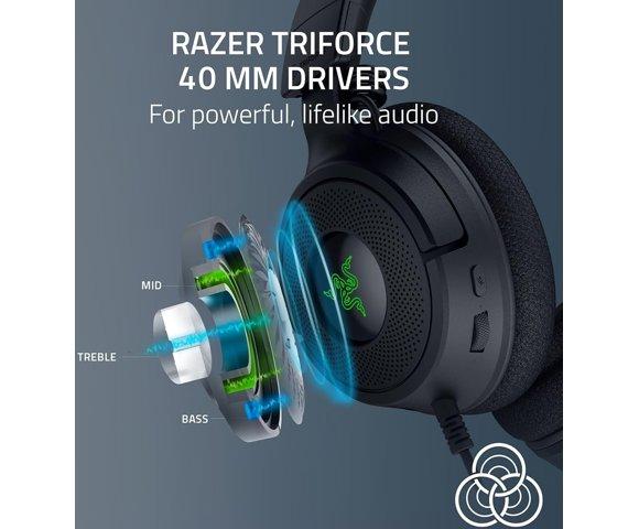 Razer Kraken V4 X Black gaming slušalice - slika 3