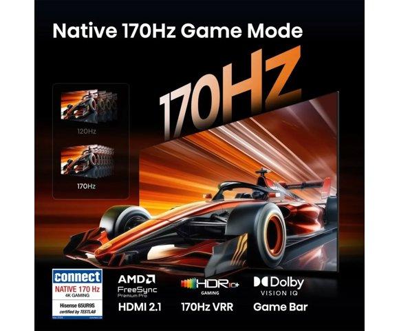 Hisense 65-inch UR9S RGB MiniLED Smart TV 4K 170 Hz  - slika 9