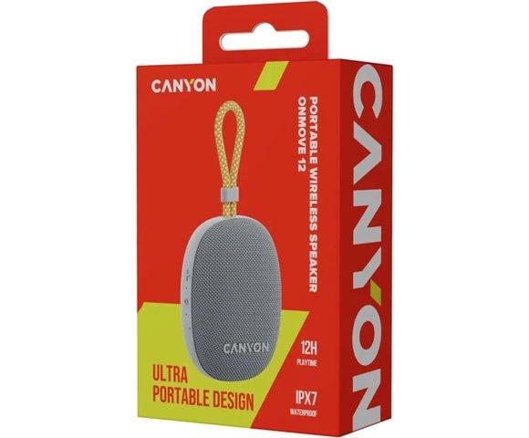 Canyon OnMove 12 Gray bluetooth zvučnik  - slika 4