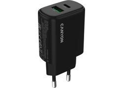 Canyon OnCharge USB-A/C 250 Black punjač