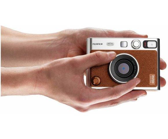 Instax Mini Evo Type-C Brown instant fotoaparat - slika 3