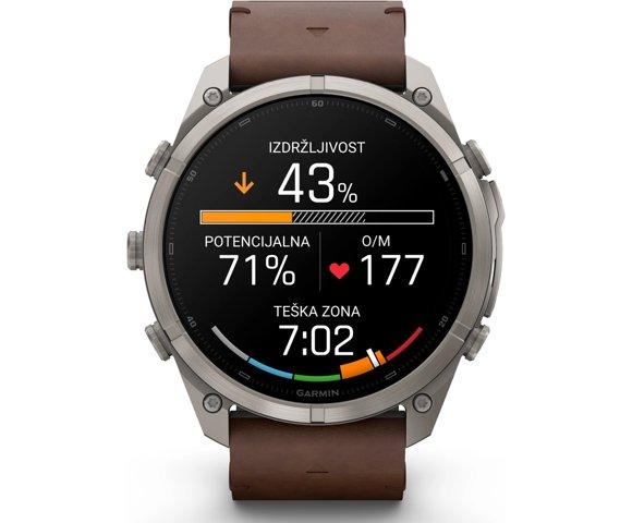 GARMIN Fenix 9 Pro inReach 51mm Titanium Grey smartwatch - slika 2