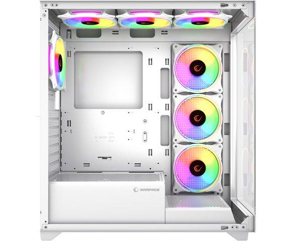 Rampage HYDRA V3 White 750W kućište - slika 5