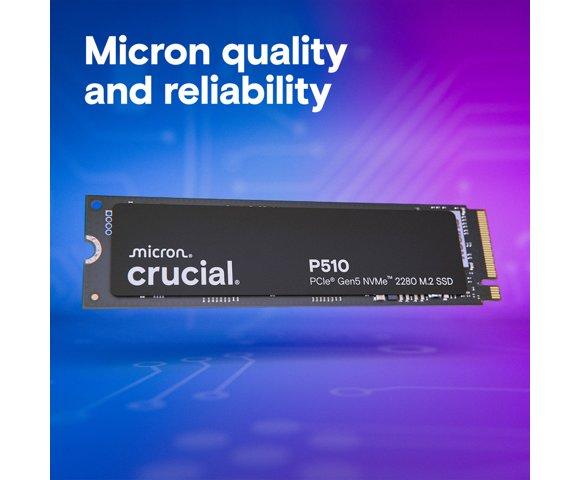 Crucial P510 1TB Non-Heatsink SSD - slika 4