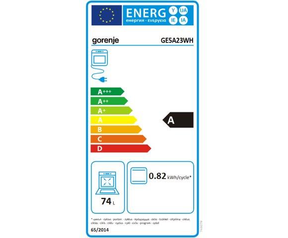 Gorenje GE5A23WH šporet  - slika 2
