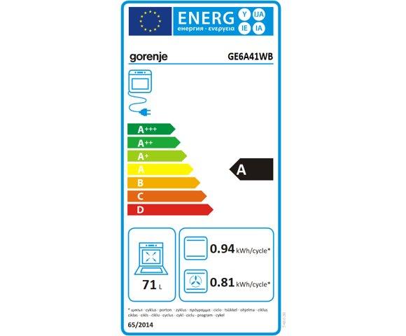 Gorenje GE6A41WB električni šporet - slika 13