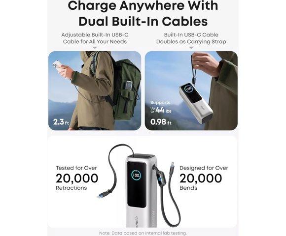 Anker 25K 165W power bank Silver - slika 3