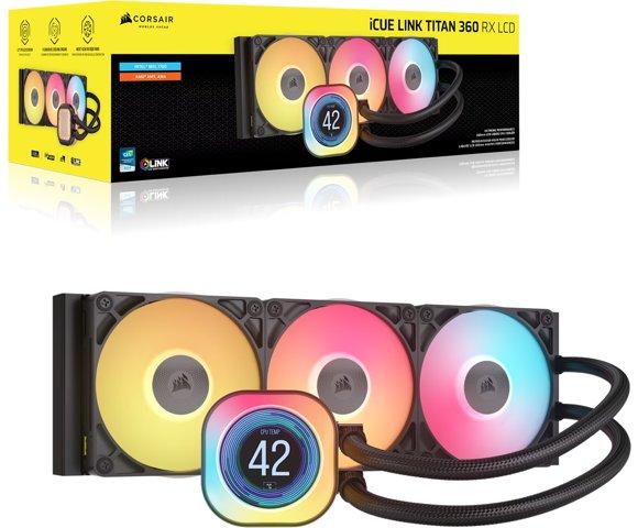 Corsair iCUE LINK TITAN 360 RX LCD vodeno hlađenje - slika 8