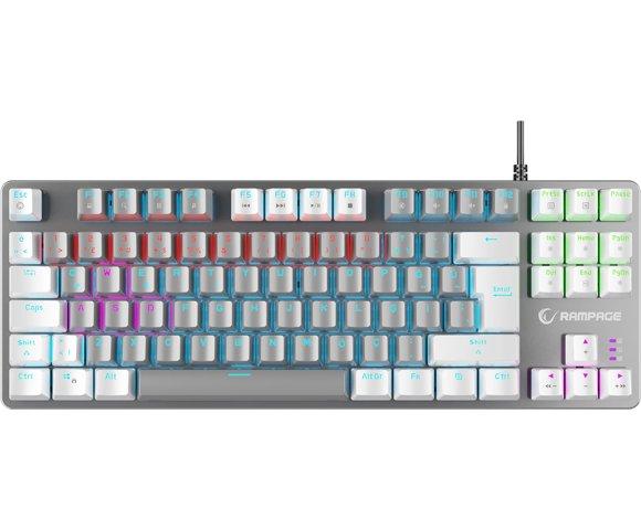 Rampage SNUG K14 (Blue Switch) Gray tastatura - slika 2